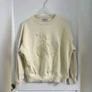 KIRSH BIG CHERRY TERRY
NAPPING CROP SWEATSHIRT Size S